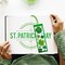 24-Piece St. Patrick’s Day 3D Shamrock Bookmark Craft Kit – DIY Blank Foam Bookmarks with Lucky Shamrock & Four-Leaf Clover Stickers for Kids, Classroom Activities, and Reading Gifts